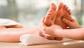Voetmassage bij praktijk Voetize